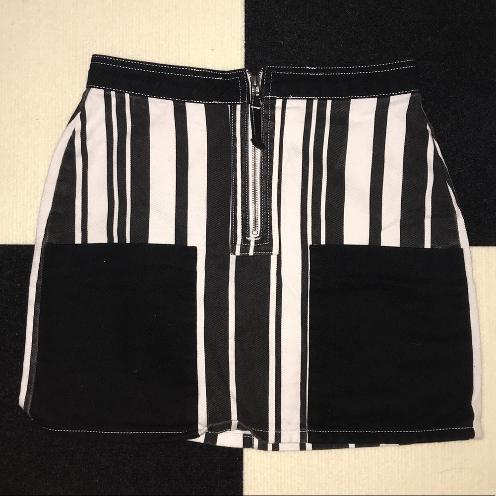 Urban Outfitters BDG Black and White Striped Skirt